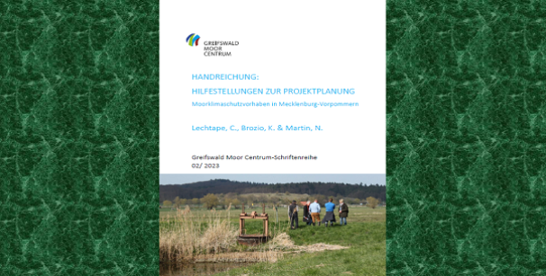 Titelseite der Handreichung für Moorschutzprojekte in MV