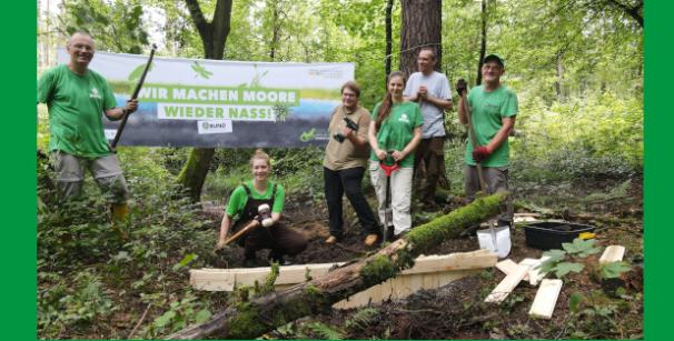 Foto einer Gruppe nach erfolgreichem Mitmach-Tag im Kölner Dünnwald